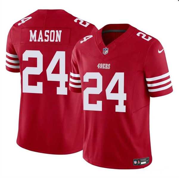 Men & Women & Youth San Francisco 49ers #24 Jordan Mason Red 2023 F.U.S.E. Football Stitched Jersey